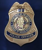 U. S. Department of Interior / Bureau of Indian Affairs- Police Officer Badge 